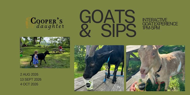 Interactive Goat Experience, Food Trucks & Drinks!