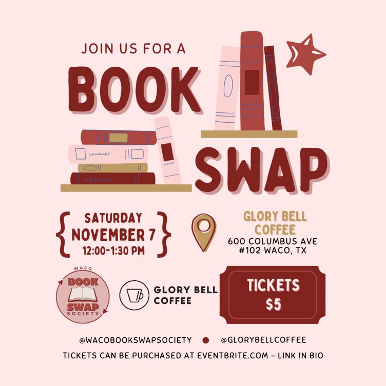 Waco Book Swap Society- November Swap