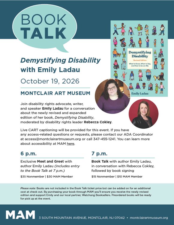 Book Talk: Demystifying Disability with Emily Ladau