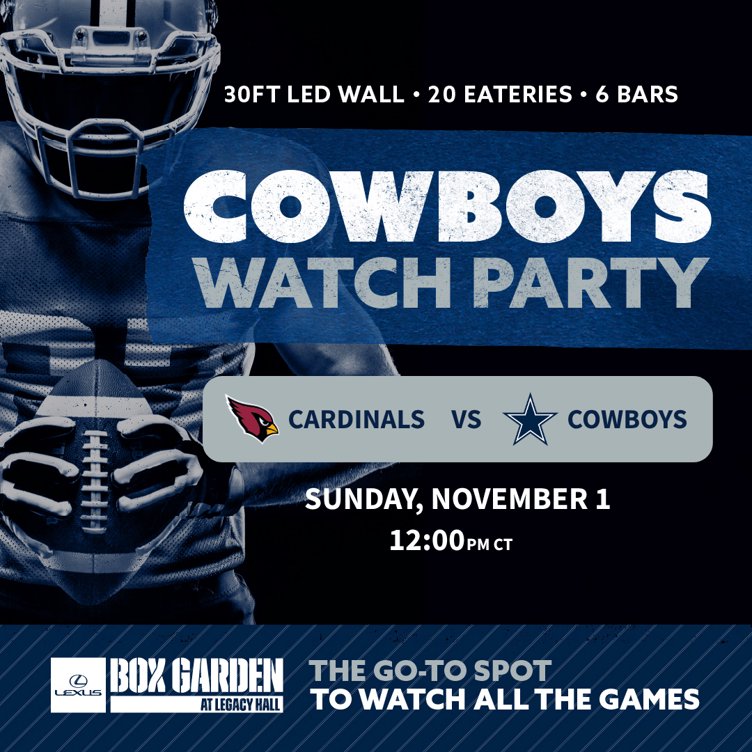 Dallas Cowboys Watch Party: Cardinals vs Cowboys