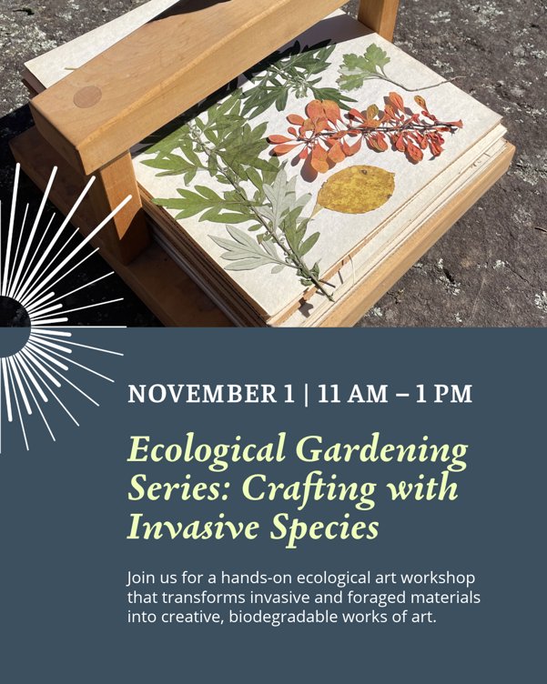 Ecological Gardening Series: Crafting with Invasive Species