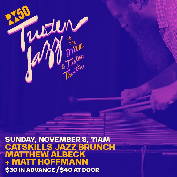 Tusten Jazz: Catskill Jazz Brunch with Matthew Albeck and Matt Hoffmann