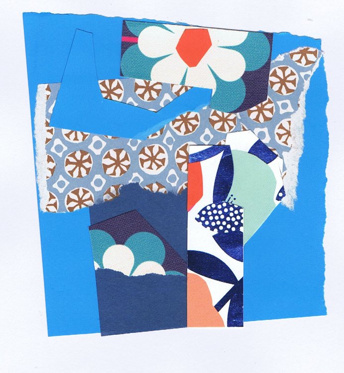 ‘Abstract Collaging’ Workshop with ransome