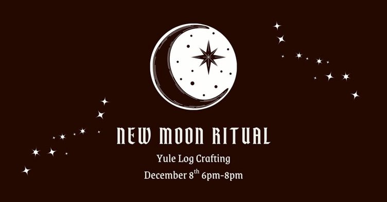 December New Moon Ritual - Yule Logs