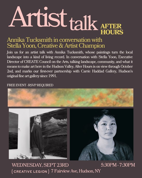 Artist Talk: Annika Tucksmith & Stella Yoon