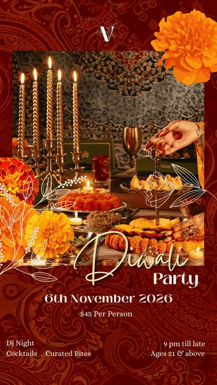 DIWALI SOIRÉE | A Night of Lights, Music & Celebration