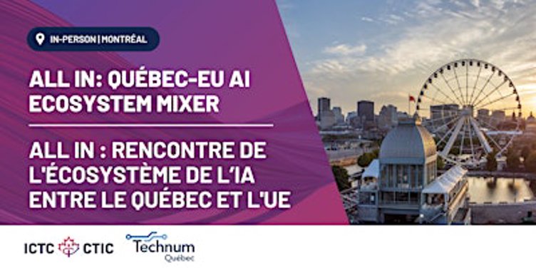 ALL IN: Québec-EU AI Ecosystem Mixer