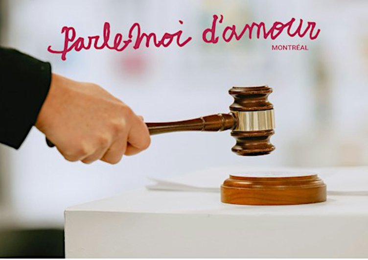 Soirée de clôture - Parle-moi d'amour Montréal - Encan à la criée