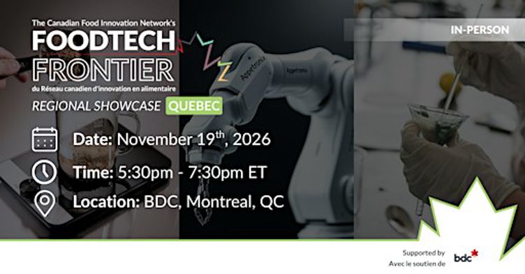 Foodtech Frontier 2026: Quebec