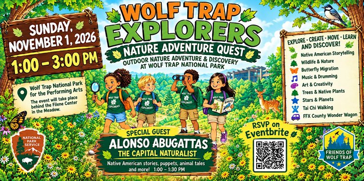 Wolf Trap National Park Explorers- Fall Adventure!