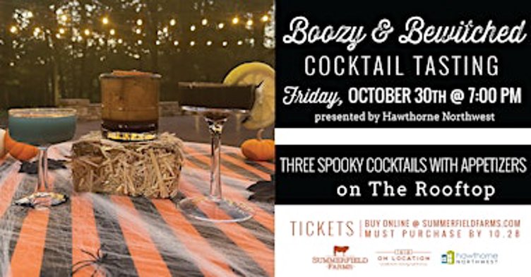 Boozy & Bewitched: Spooky Cocktail Tasting presented by Hawthorne Northwest