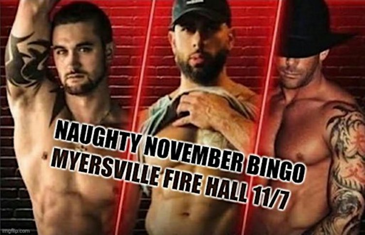 Naughty November Naughty Bingo
