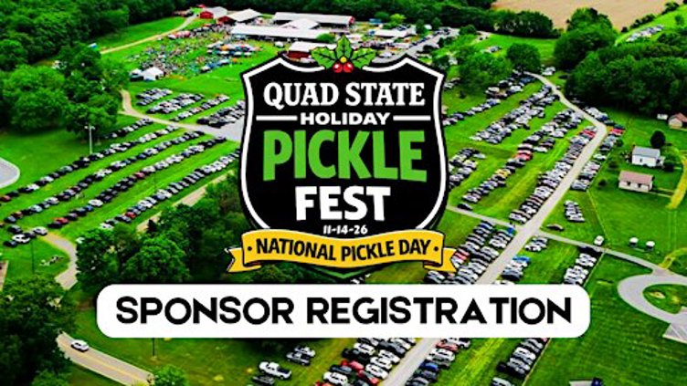 Quad State Holiday Pickle Fest on National Pickle Day Sponsor Registration
