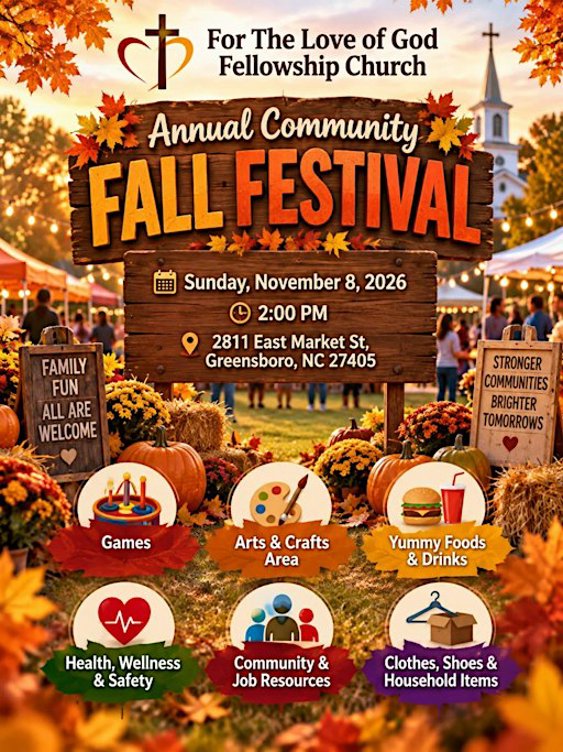 Church Annual community Fall Festival