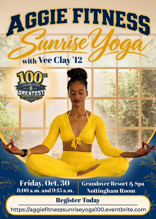 2026 Aggie Fitness Sunrise Yoga
