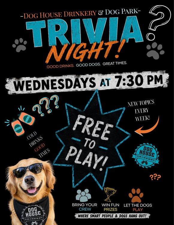 Copy of Free Trivia Wednesdays at the Dog Park