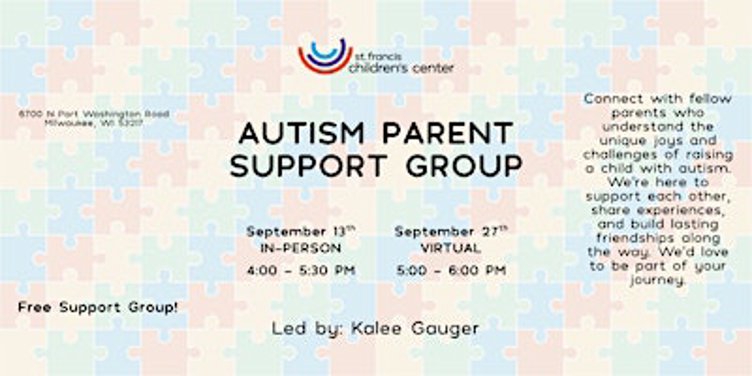 Autism Support Group: In-Person