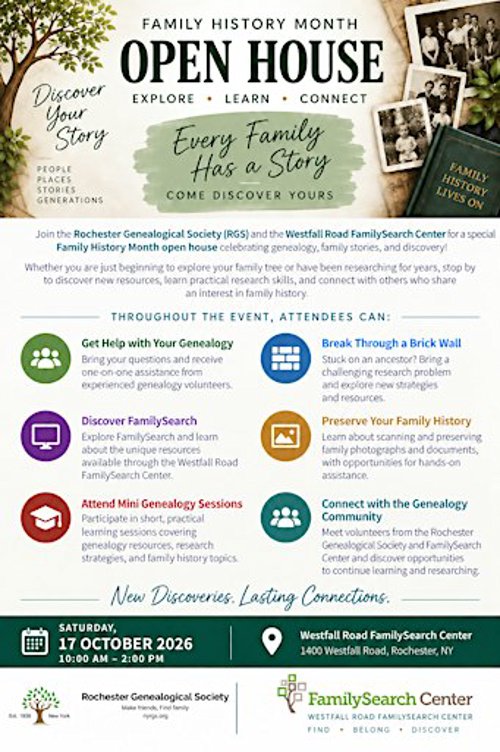 Family History Month Event