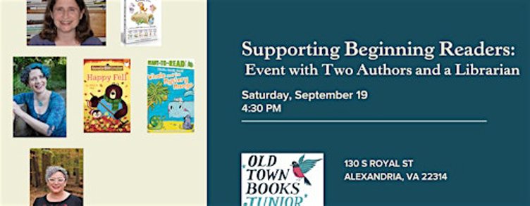 Supporting Beginning Readers: Event with Two Authors and a Librarian
