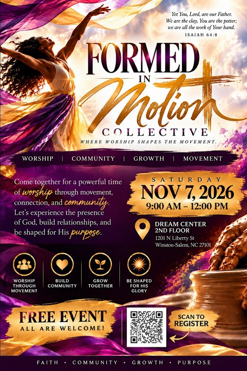 Formed in Motion: Move. Worship. Connect.