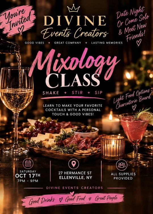 Mixology Night — Shake, Stir & Sip! ✨