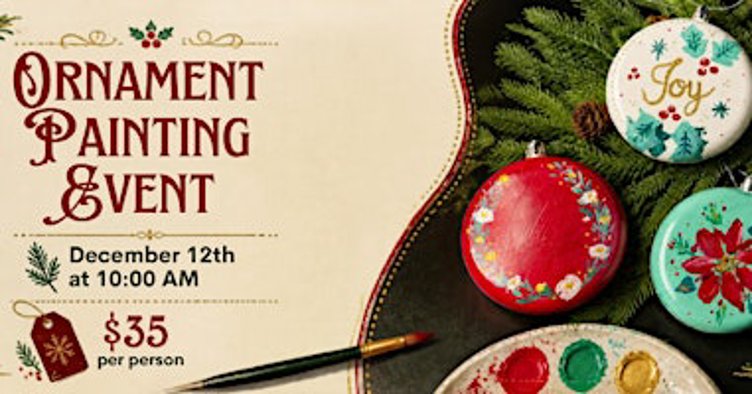Ornament Painting Class