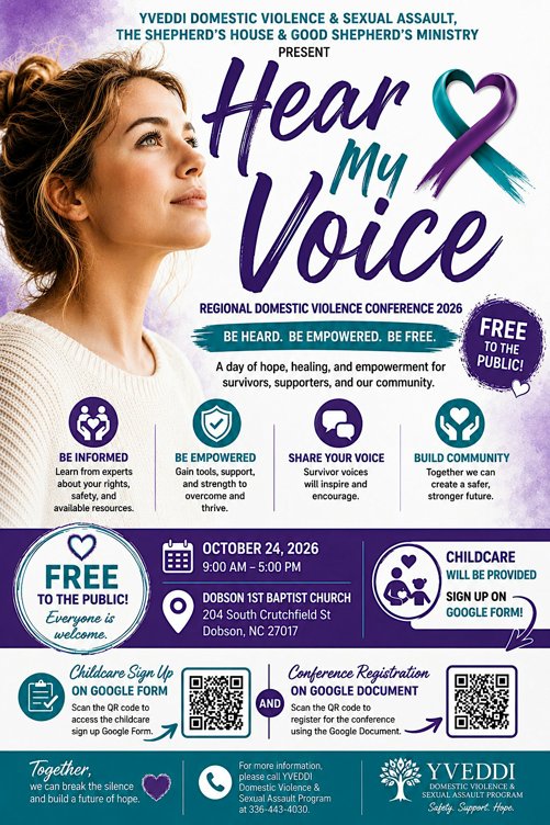 Hear My Voice - Regional Domestic Violence Conference