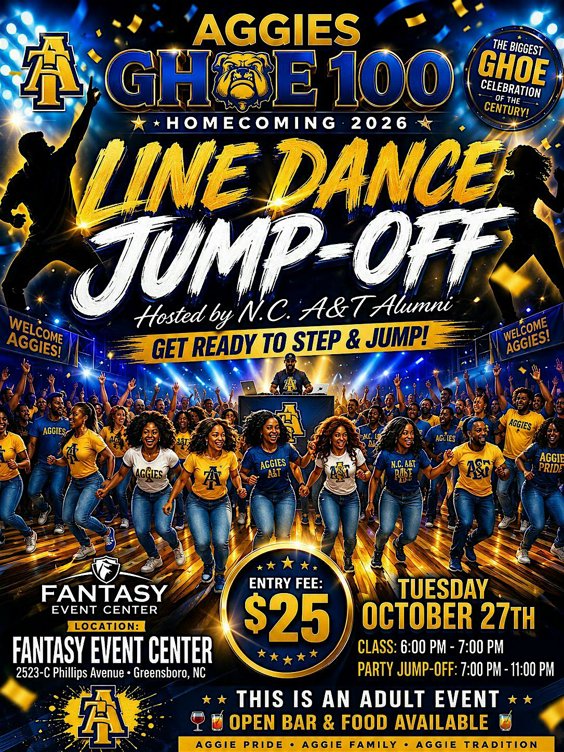 AGGIE GHOE 1OO LINE DANCE JUMP OFF