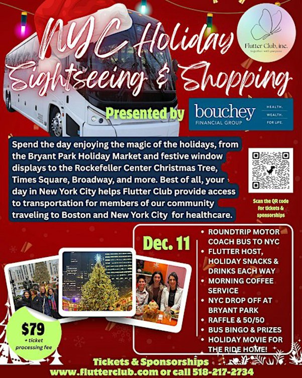 NYC Holiday Shop & Sightsee Trip, Presented by Bouchey Financial Group
