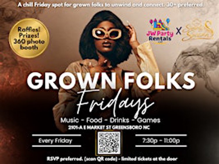 Grown Folks Friday! Music/ games/360booth-28 and up