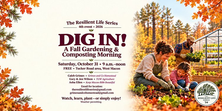 Dig In! A Fall Gardening & Composting Morning in Macon, Georgia