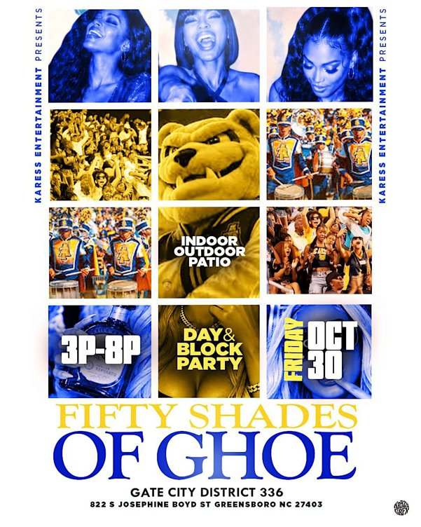 50 Shades Of GHOE FRIDAY DAY PARTY / BLOCK PARTY