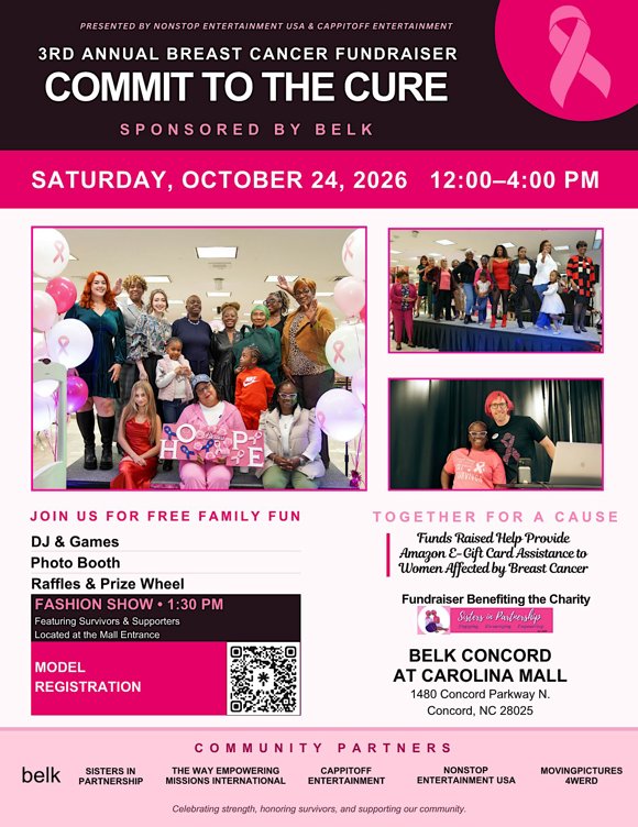 3rd Annual Commit to the Cure Breast Cancer Fundraiser & Fashion Show