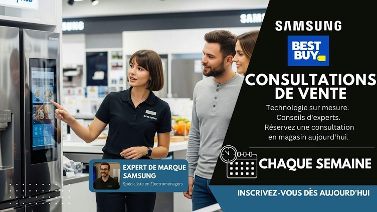 Consultations d'électroménagers Samsung - Laval