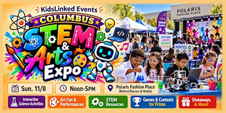 Greater KidsLinked Columbus STEM & Arts Expo Registration (11.8.26)