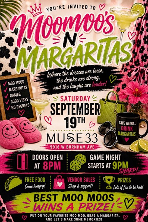 Moomoo’s N Margaritas Girls Night Game Night
