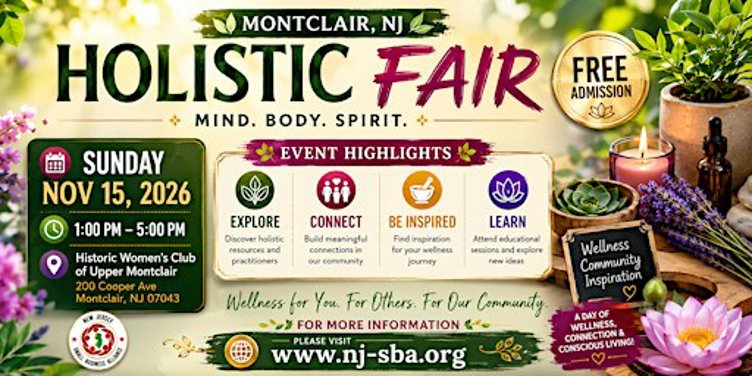 MONTCLAIR HOLISTIC FAIR - FALL 2026