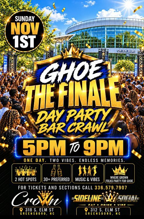 GHOE THE FINAL DAY PARTY BAR CRAWL