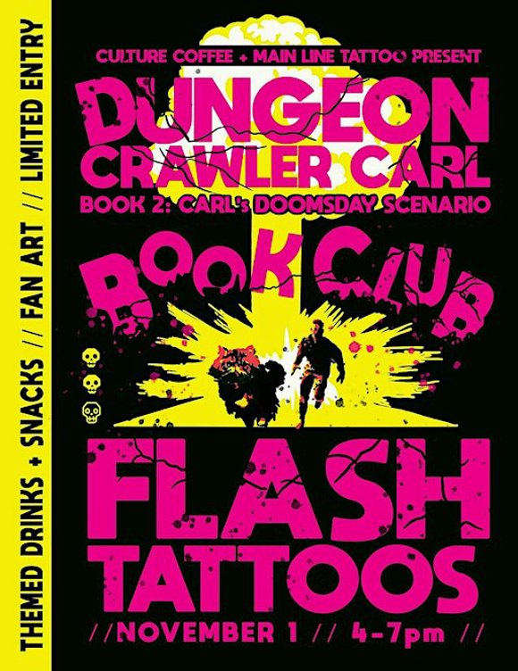 Carl's Doomsday Scenario Book Club and Flash Tattoos!