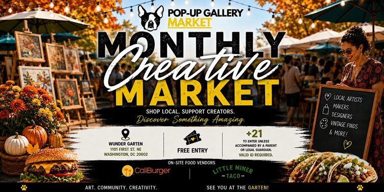 Pop-Up Gallery Monthly Creative Market