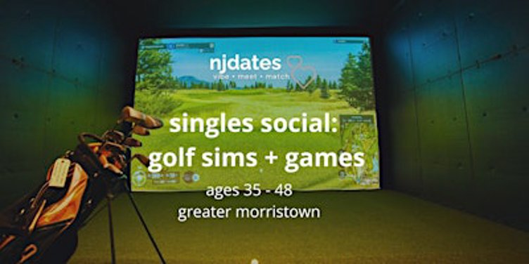 NJ | Singles Social | Golf Sims & Games | Ages 35 - 48 | Cedar Knolls