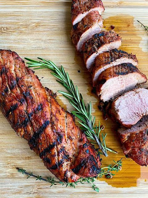 Not Your Traditional Holiday Supper-Pork Tenderloin & Wild Rice Salad