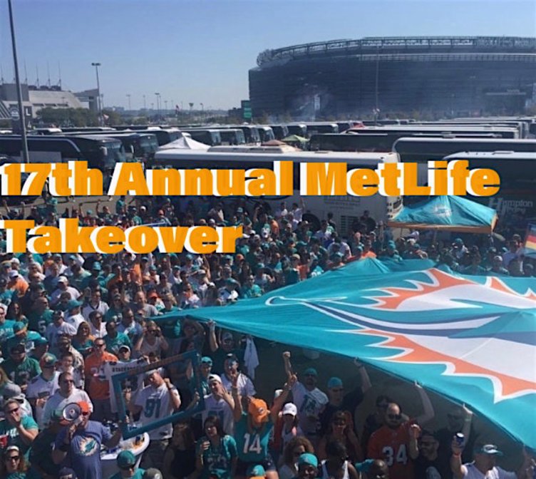 Miami Dolfans MetLife Takeover Tailgate Party (Dolphins at Jets, 10/25/26)