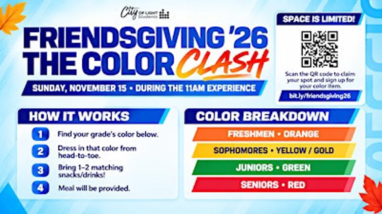 Student's Friendsgiving ’26: The Color Clash