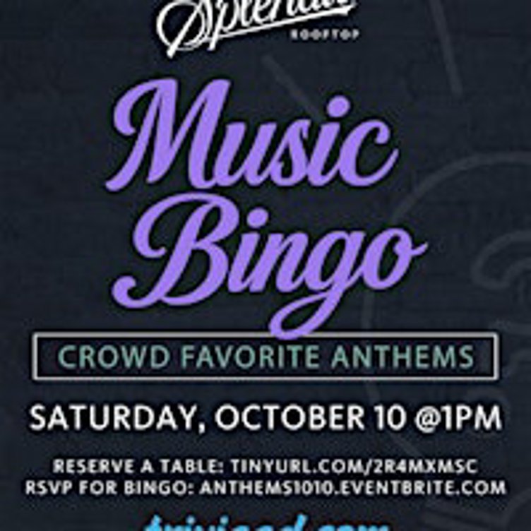 Music Bingo: Crowd Favorite Anthems