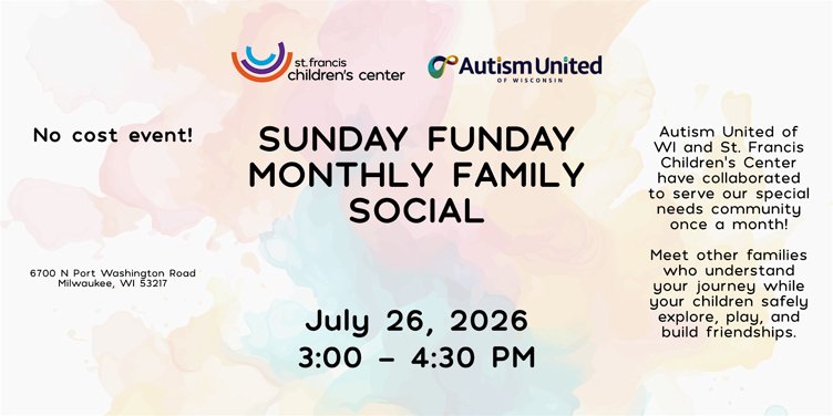Sunday Funday: Monthly Family Social