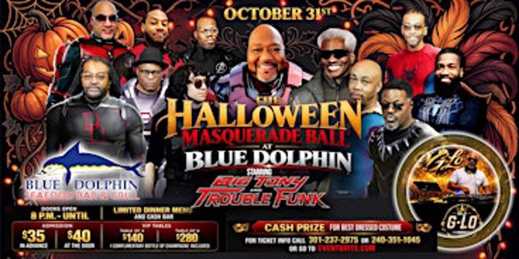 Halloween Masquerade Ball featuring Big Tony & Trouble Funk