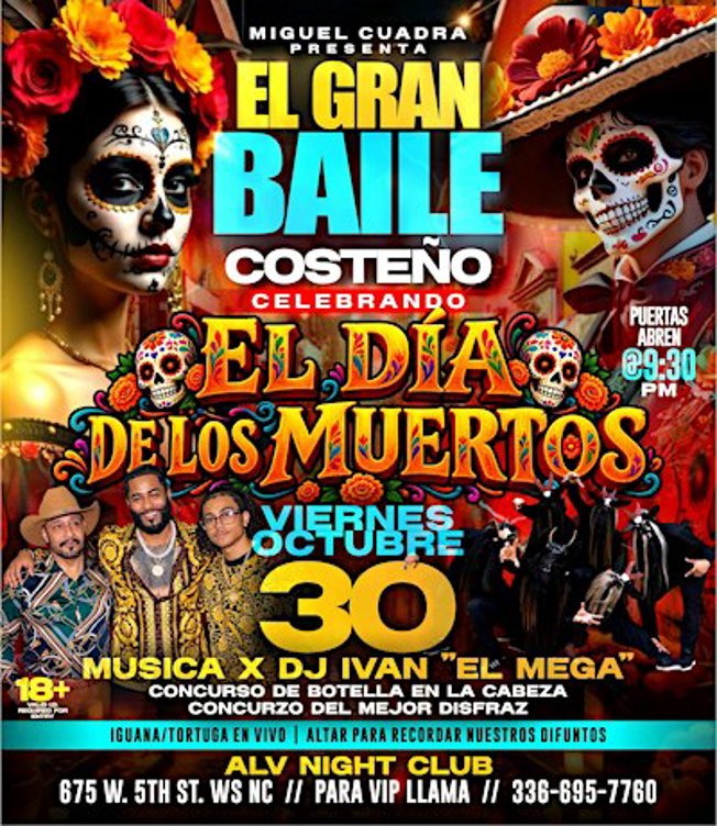 El Gran Baile Costeño “Día de Los Muertos”