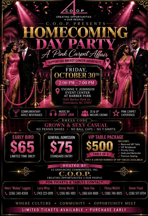 C.O.O.P Presents Homecoming day Party