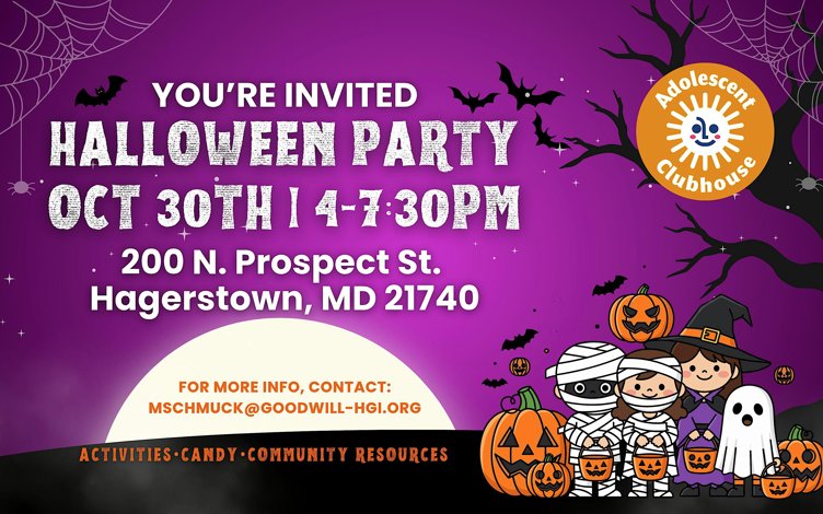 Halloween Block Party at the Adolescent Clubhouse | Free Community Event